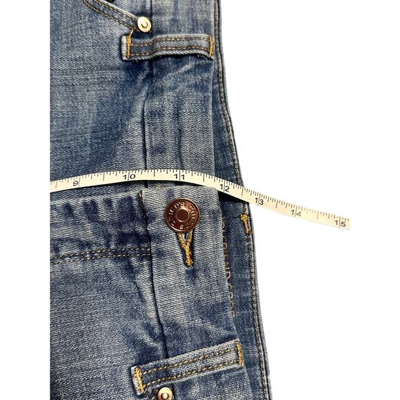 Chico's So Slimming Girlfriend Cropped Jeans Raw Hem Size 8 - Picture 7 of 8